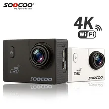 SOOCOO C30 C30R 4K экшн-камера Wifi Gyro Novatek96660 30M Водонепроницаемая регулируемая спортивная камера с углами обзора