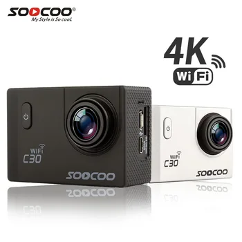 

SOOCOO C30 C30R 4K Action Camera Wifi Gyro Novatek96660 30M Waterproof Adjustable Viewing angles Sport Camera