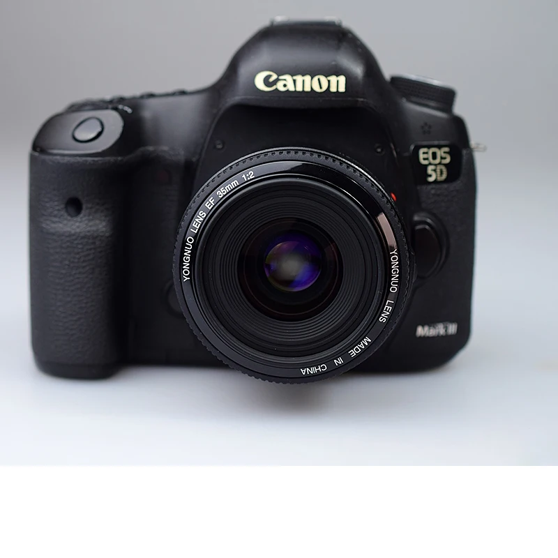 Объектив YONGNUO 35 мм YN35mm F2 объектив 1:2 AF/MF широкоугольный с фиксированным/Прайм