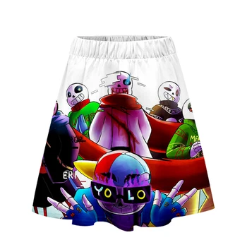 

Undertale 3D Skirt Harajuku Summer Cartoon High Waist Skirt Kawaii 2019 Exclusive Popular Womens 3D Short Skirt XS-2XL