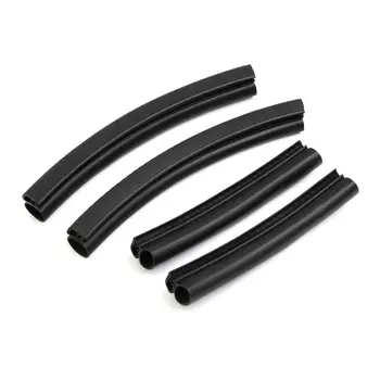 

uxcell a16111600ux0279 4 Pcs Black Solid Rubber Door Edge Sealing Strip Guard Buffer Protector for Car, 4 Pack