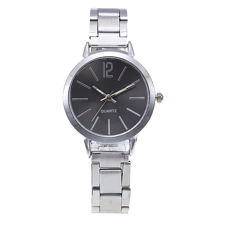 Minimalis женские часы Bayan Kol Saaty Модные простые и стильные со стальным ремешком женские часы Relogio Feminino De Lux Marquez@ 50 - Цвет: black