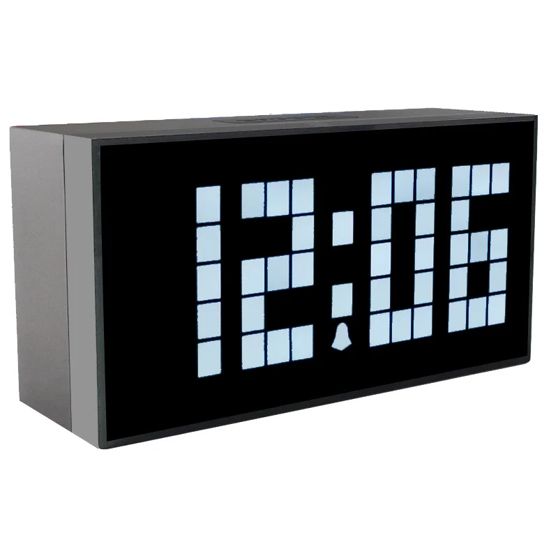 

CH KOSDA Digital LED Alarm Clock Home Decoration Wall Clock Table Desktop Bedroom Kids Gift Room Clock Snooze 6 Alarms Countdown