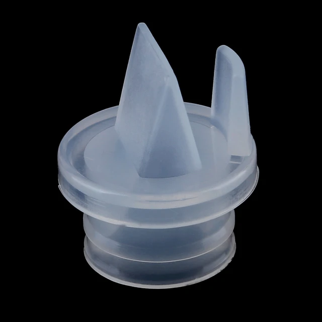 Real Bubee 1piece Portable Solid Color Backflow Protection Breast Pump Accessories Duckbill Valve Replacement Supplies For Baby
