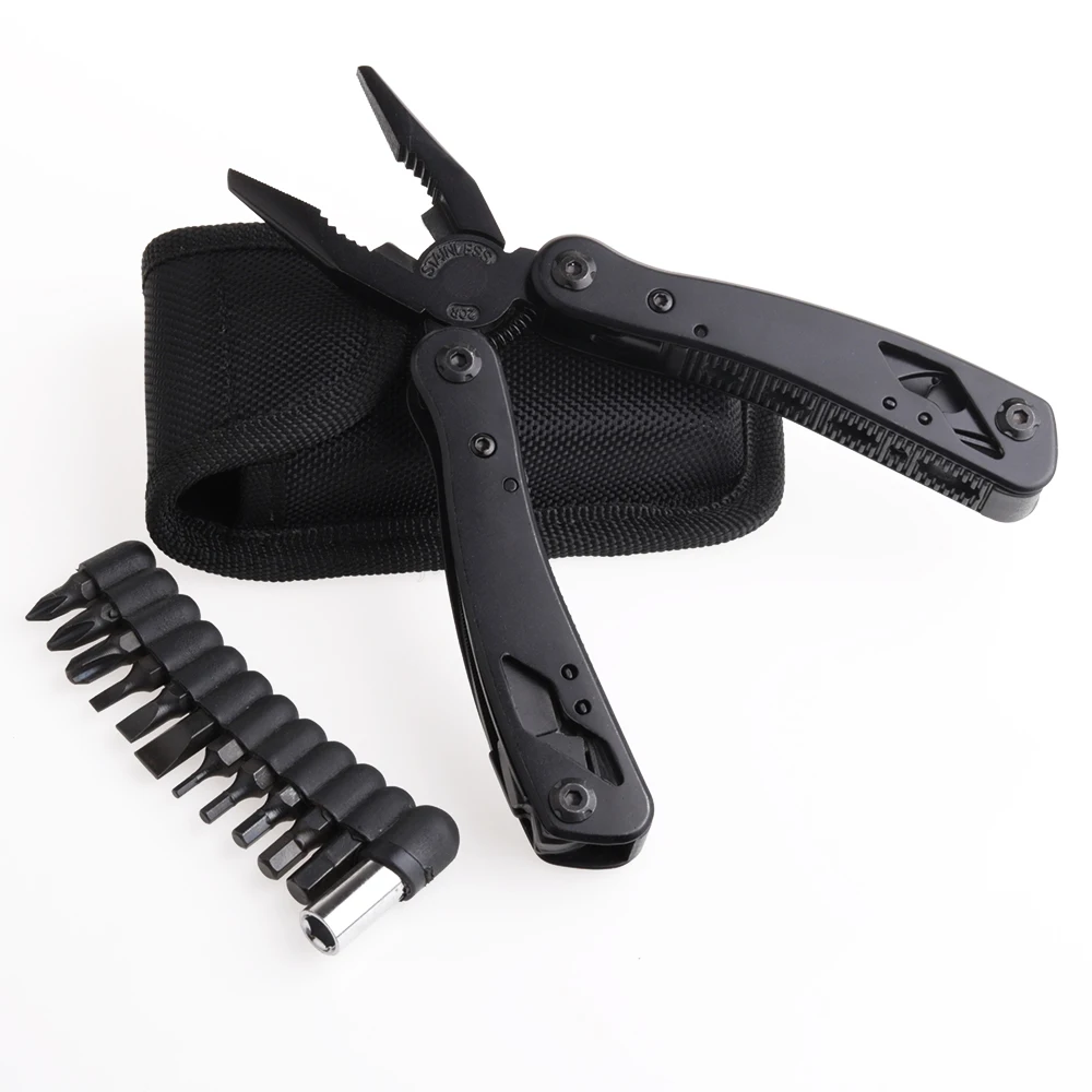 Multi Tools Folding Plier Fishing Camping Outdoor Survival EDC Gear