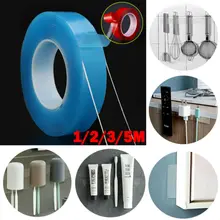 Домашний твердый Многофункциональный Съемный Многоразовый двухсторонний бесследный моющийся акриловый гель прозрачный двухсторонний скотч
