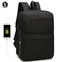 Yirenfang мужской рюкзак USb зарядка холст дизайнерский рюкзак для ноутбука школьные сумки для подростков студенческий рюкзак для путешествий
