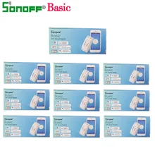 2-10 шт. SONOFF Basic DIY Беспроводной wi-fi-переключатель умный дом дистанционное управление Автоматизация релейный модуль Управление Лер работа с Alexa