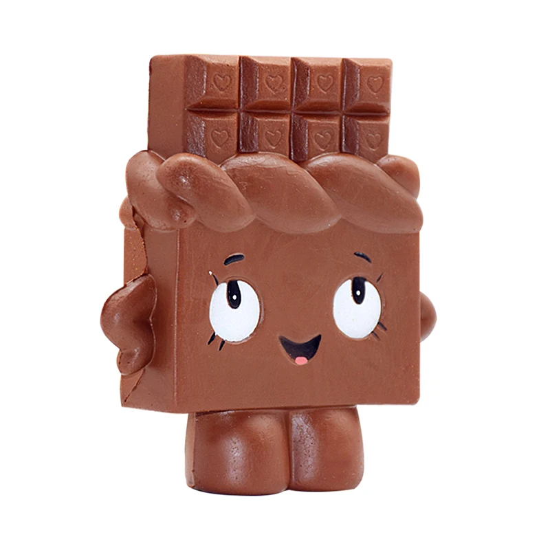 RCtown لطيف Kawaii لزج لينة الشوكولاته بطيئة الارتفاع لعبة للأطفال الكبار يخفف الإجهاد القلق خزانة الديكور zk25