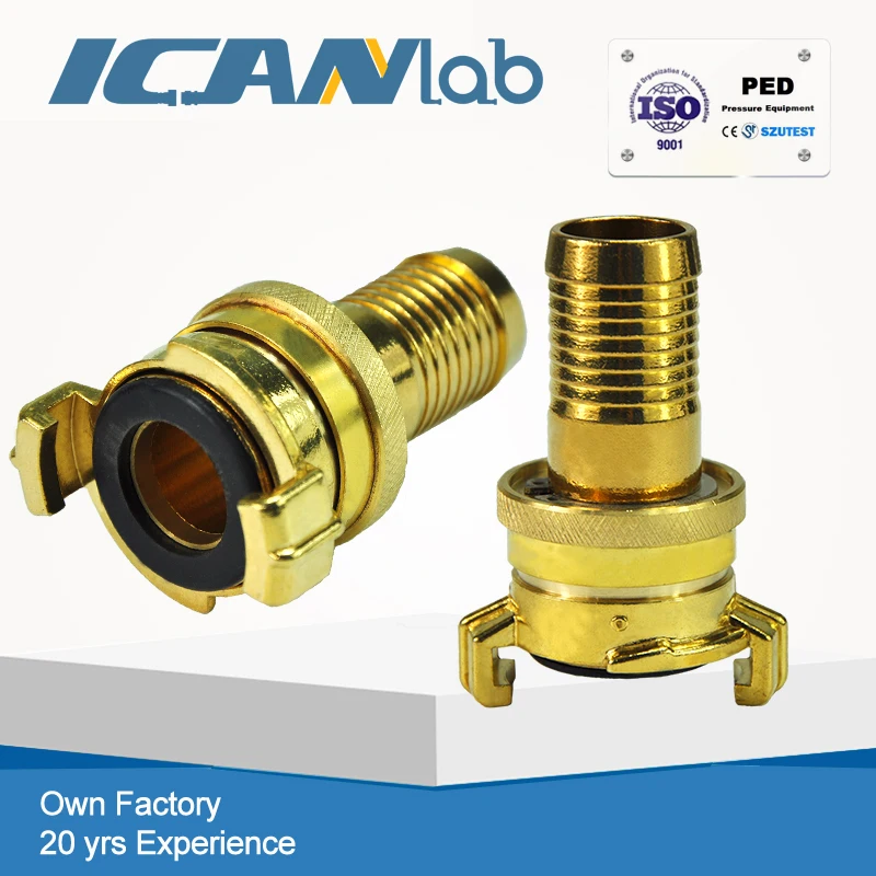 

10pcs 3/4" inch 360 Swivel End Geka Coupling in brass, brass garden hose swivel coupling