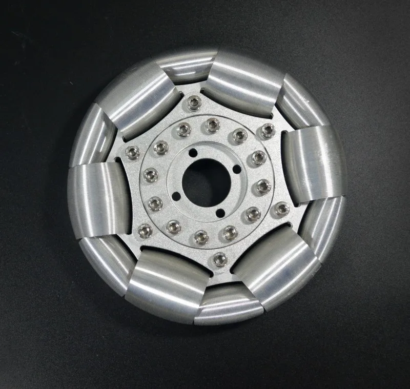 127mm Aluminum single Omni wheel for ball balance ballbot 14210in
