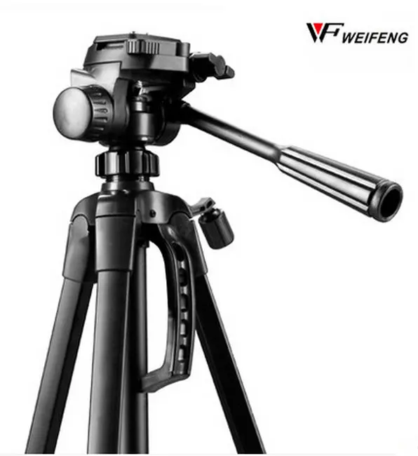 New 3520 Tripod Portable 3 Way Head + Bag For Camera Nikon Sony Canon
