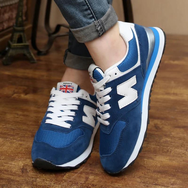 

Women's Casual Shoes 2018 Fashion Autumn/Spring Lace-up Black Platform Sneakers Breathable Mesh Lover Shoes Tenis Feminino Modis