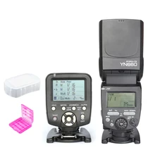 YONGNUO YN660 Беспроводной Вспышка Speedlite GN66 Радио мастер+ YN560TX ЖК-дисплей контроллер для Canon или Nikon