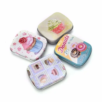 

High Quality Jewery Box Rings Storage Box Small Gift Box For Rings Earrings Portable Jewelry Box Cute Kawaii Cake Cartoon Case