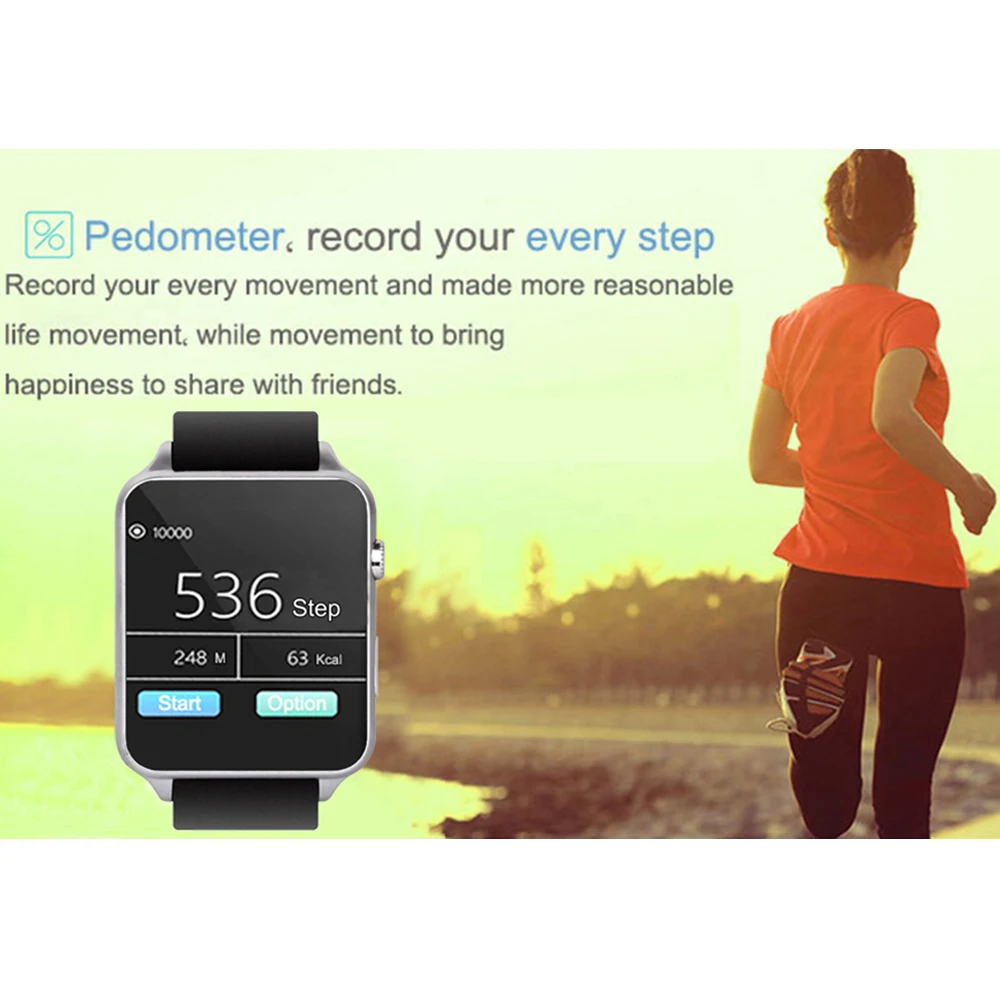 kaimorui Smart Watch GT88 Sleep Monitor Pedometer Smart Electronics Support Heart Rate Monitor for IOS Android Smart Watches