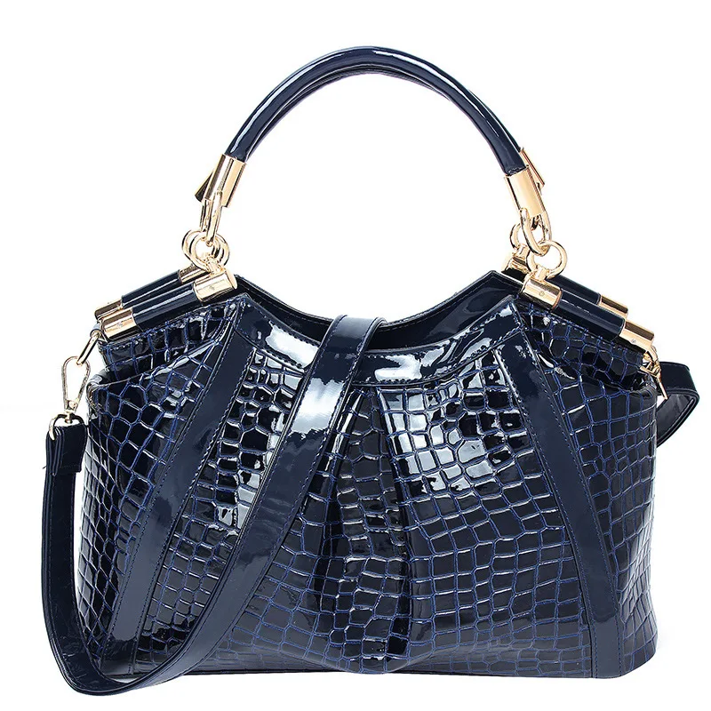 New Fashion PU Leather Women Bag Ladies Luxury Snake Shoulder Bags Designer Handbags High ...