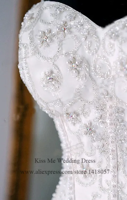 Настоящий образец великолепного Королевского свадебного платья из органзы с кристаллами и оборками, свадебное платье с часовым шлейфом, бальное платье с корсетом на спине H660