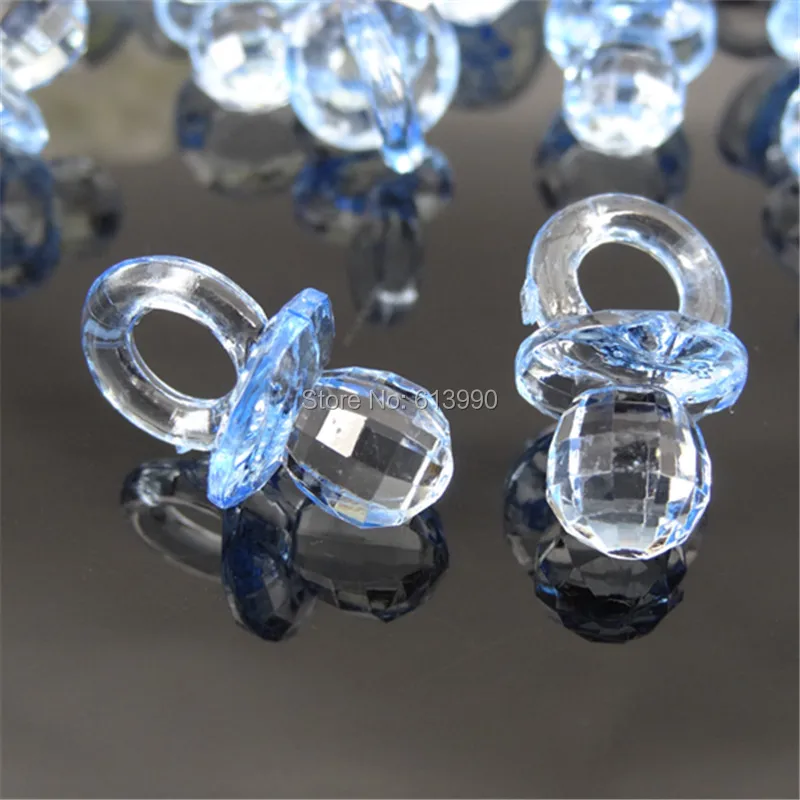 acrylic pacifiers baby shower
