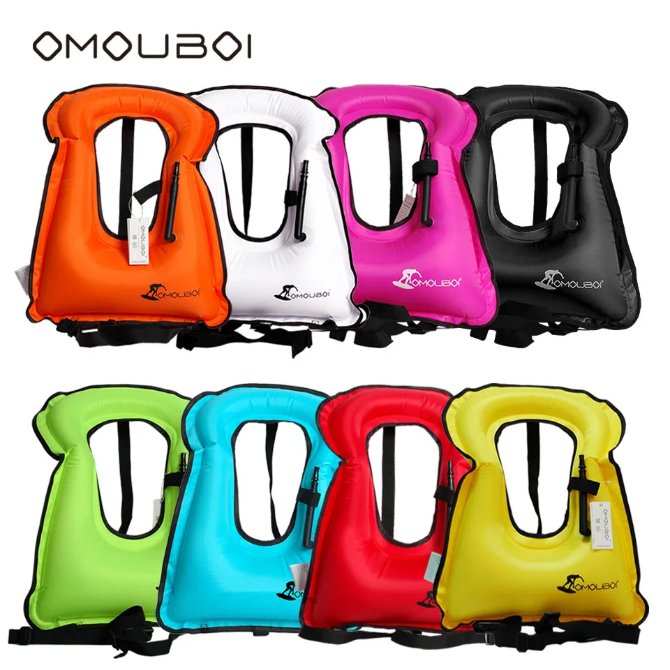 OMOUBOI Красный взрослый безопасности Float буи PFDs в неглубокой воде Плавание Training