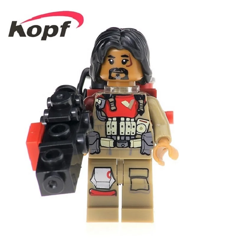 

50Pcs Space Pretty Baze Malbus with Weapon Darth Malgus Rogue One Luke Skywalker Bricks Building Blocks Children Gift Toys PG668