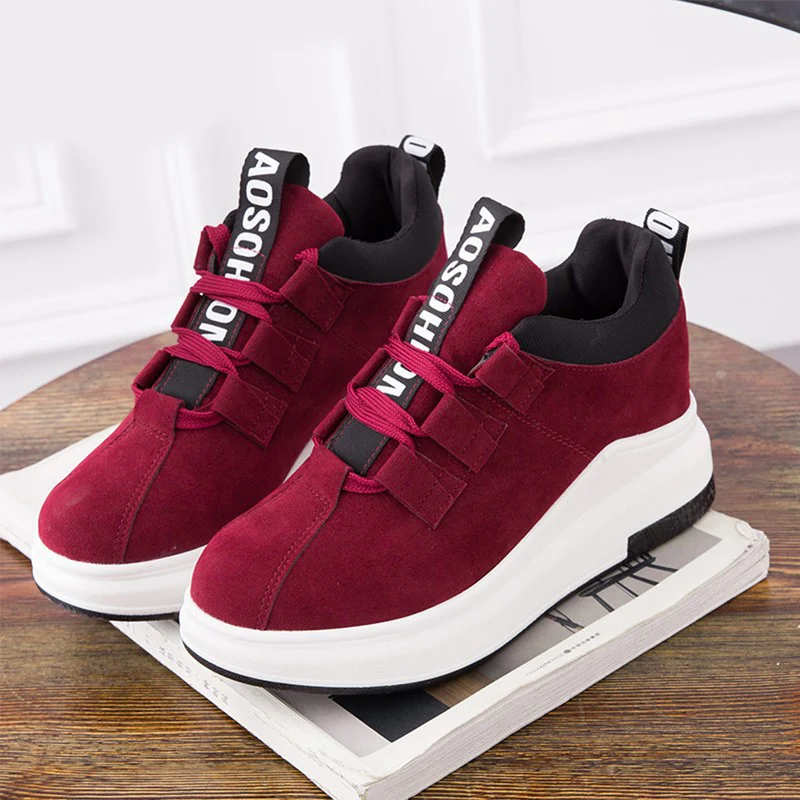 

Women Sneakers Fashion Canvas Shoes Woman Spring Summer High Top Flats Loafers Slip On Ladies Creepers Elevator Casual Shoes