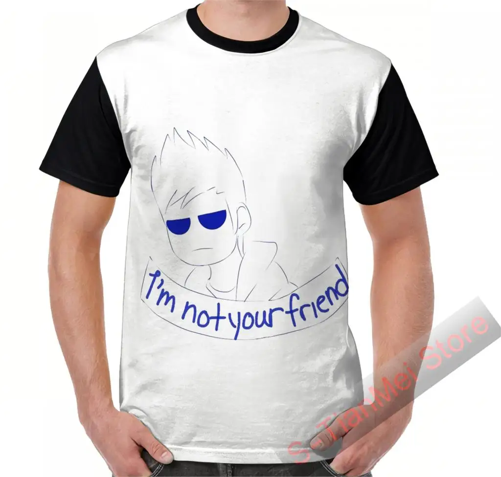 

Summer Graphic t shirt men tops tees Tom - Eddsworld printed women funny T-Shirt Short Sleeve Casual tshirts