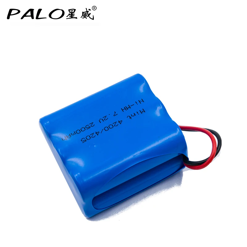 

PALO High Quality Ni-MH 7.2V 2500mAh Sweeping Robot Rechargeable Battery Pack for Mint 4200 4205 iborot braava 320 321 etc.