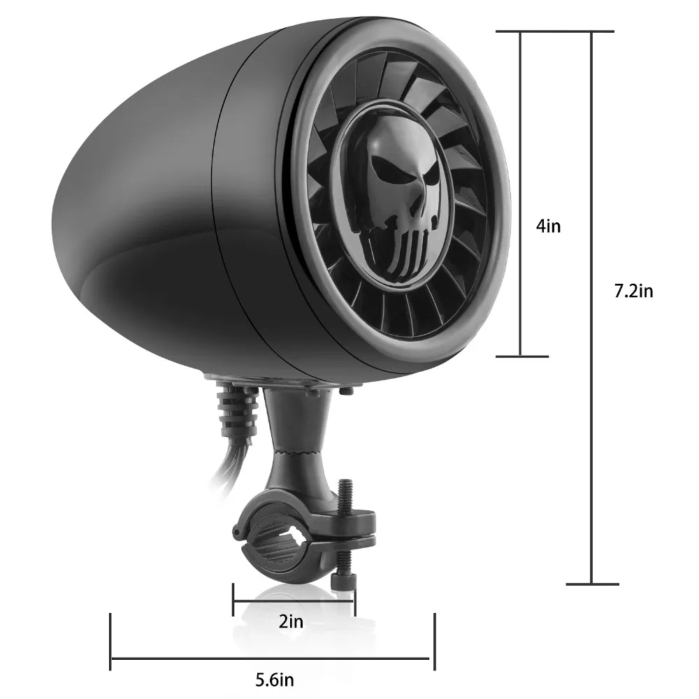 " Bluetooth мотоцикл стерео динамик s 600 усилитель ATV UTV аудио акустическая система FM радио