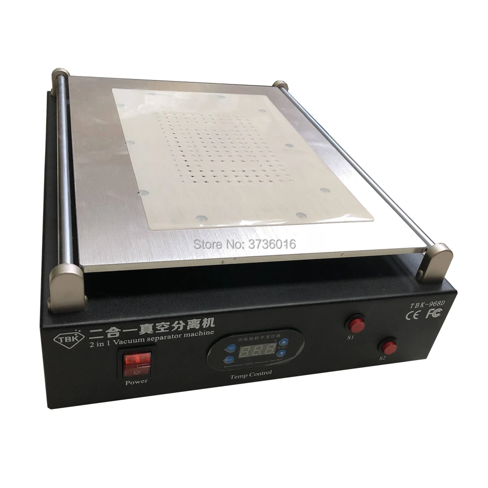 

TBK-968D max 19 inch manual lcd separator for mobile phone for tablet screen lcd separator with build in vacuum pump