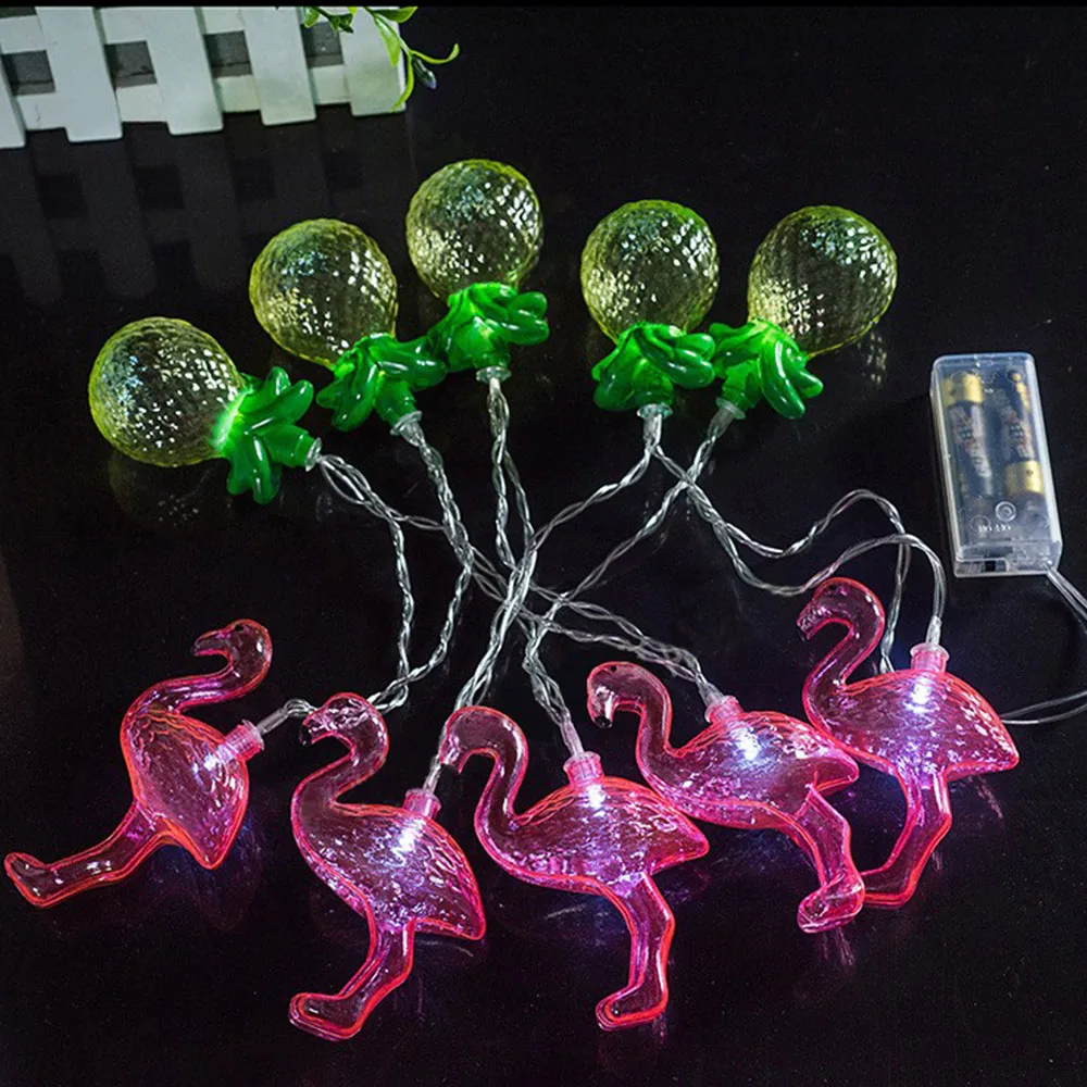 flamingo outdoor string lights