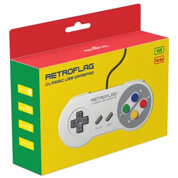 

Retroflag Original USB Gamepad SUPERPi Game Controller for SUPERPi CASE-U / CASE-J / NESPi Case / Raspberry Pi/Switch/Windows