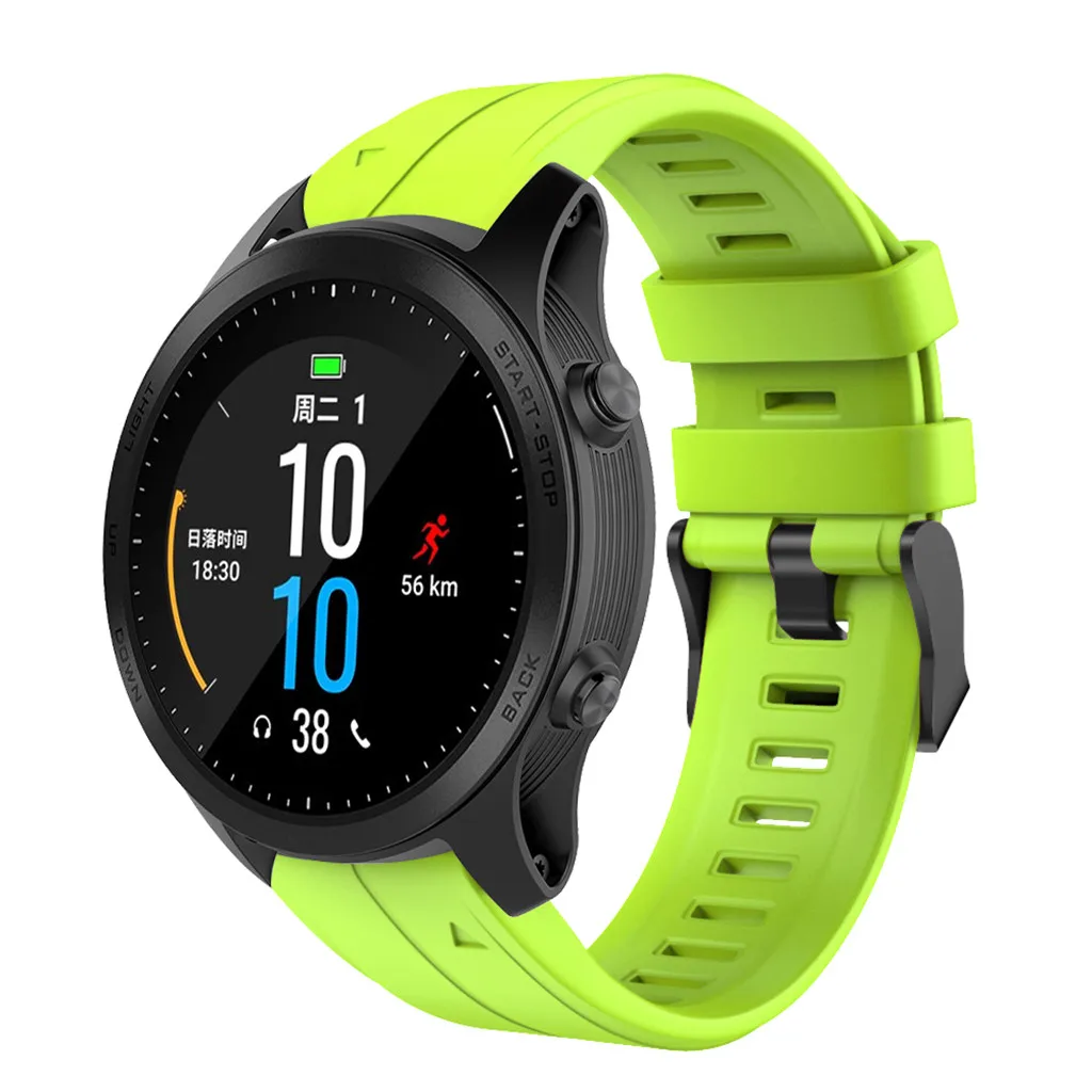 

2019 Sports Smart Watch Strap Replacement Soft Silicone Easy Install Wrist Watch Band Strap for Garmin Forerunner 945