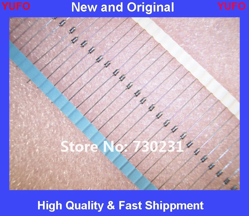 

100 Pcs 1N5233B DO-35 ZENER DIODES 6V 1/2W 1N5233BRL FREE SHIP