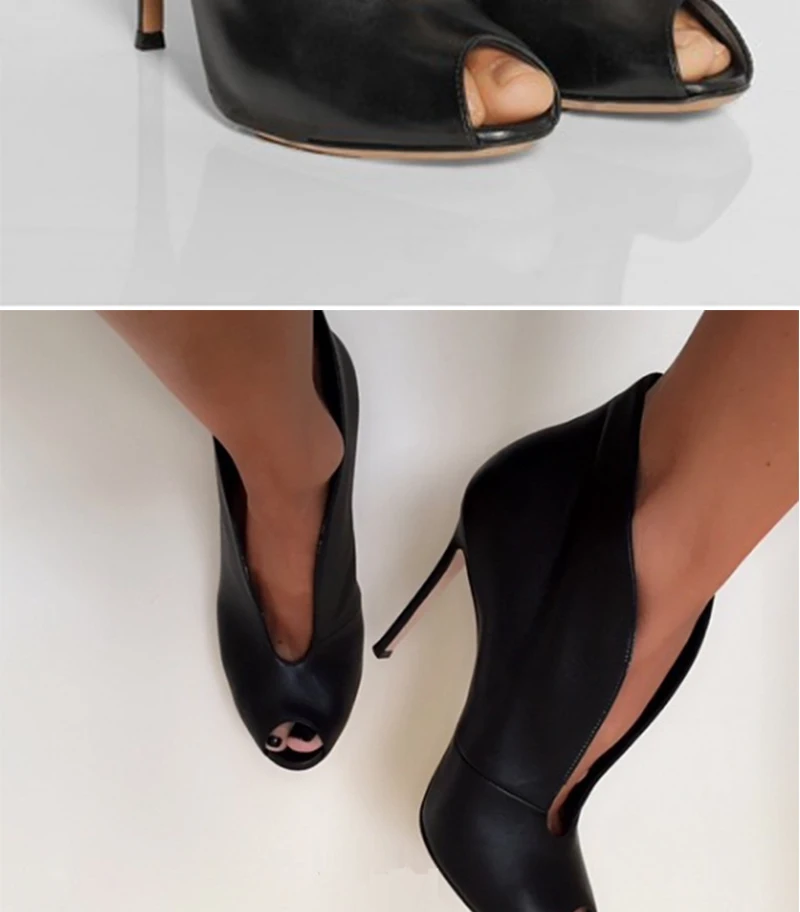 Лидер продаж размера плюс стильная женская обувь летние модные, пикантные Для женщин в римском стиле открытый носок высокий каблук Ботинки сандалии сапоги женские ботильоны