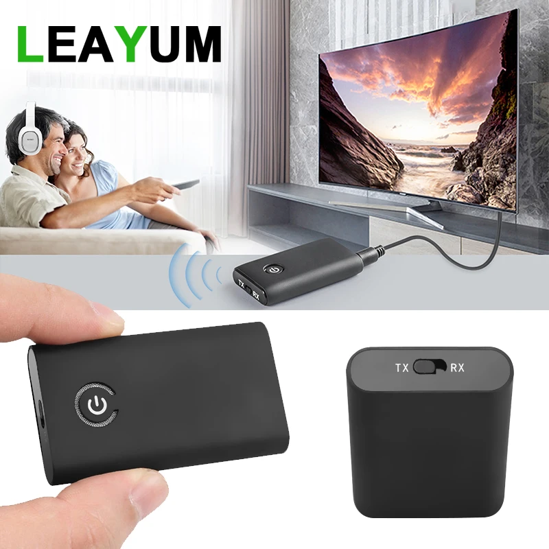 

4.0 APT-X Receiver Transmitter for TV Speaker Headphone Car Stereo System Bluetooth 5.0 Adapter Wireless 3.5MM Stereo Audio CSR