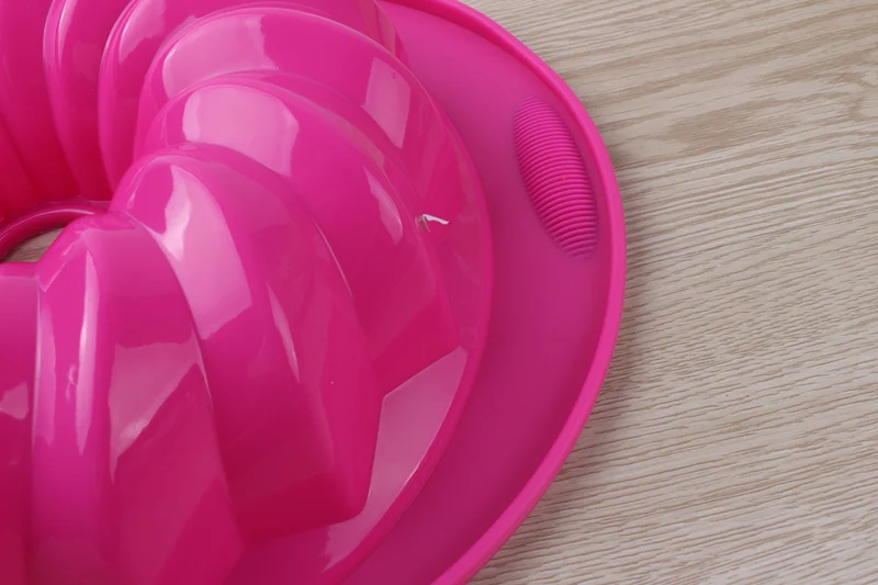 Big Round hollow Shape Silicone Butter Cake Mould Kitchen Baking Tools For Cakes Bakery Bakeware Mold cake plate 31 * 26 * 6cm