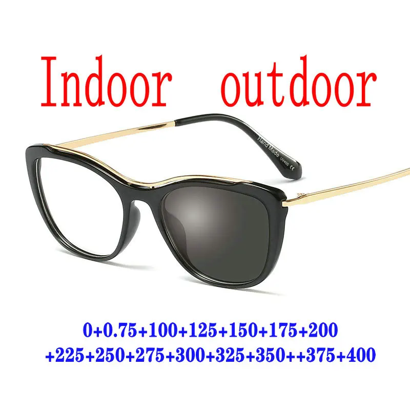 Progressive Multifocal glasses Transition Sunglasses Photochromic Reading Glasses women Points