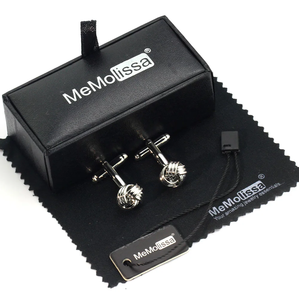 

MMS Silver 3 Layers Twist Cufflinks | Display Box | Wiping Rag and Tag | Gift for Men & Groomsmen | French Cuff Link ...