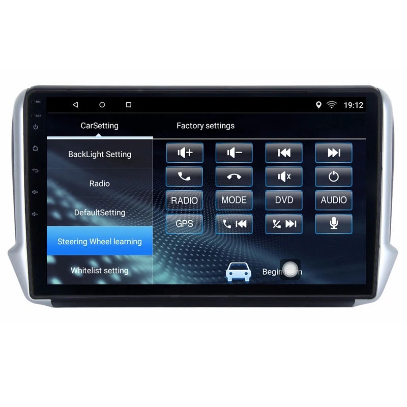 Perfect 10" 2+32G 2.5D IPS Android 8.1 Car DVD Multimedia Player GPS for Peugeot 2008 208 2013 2014-2016 audio radio stereo navigation 4