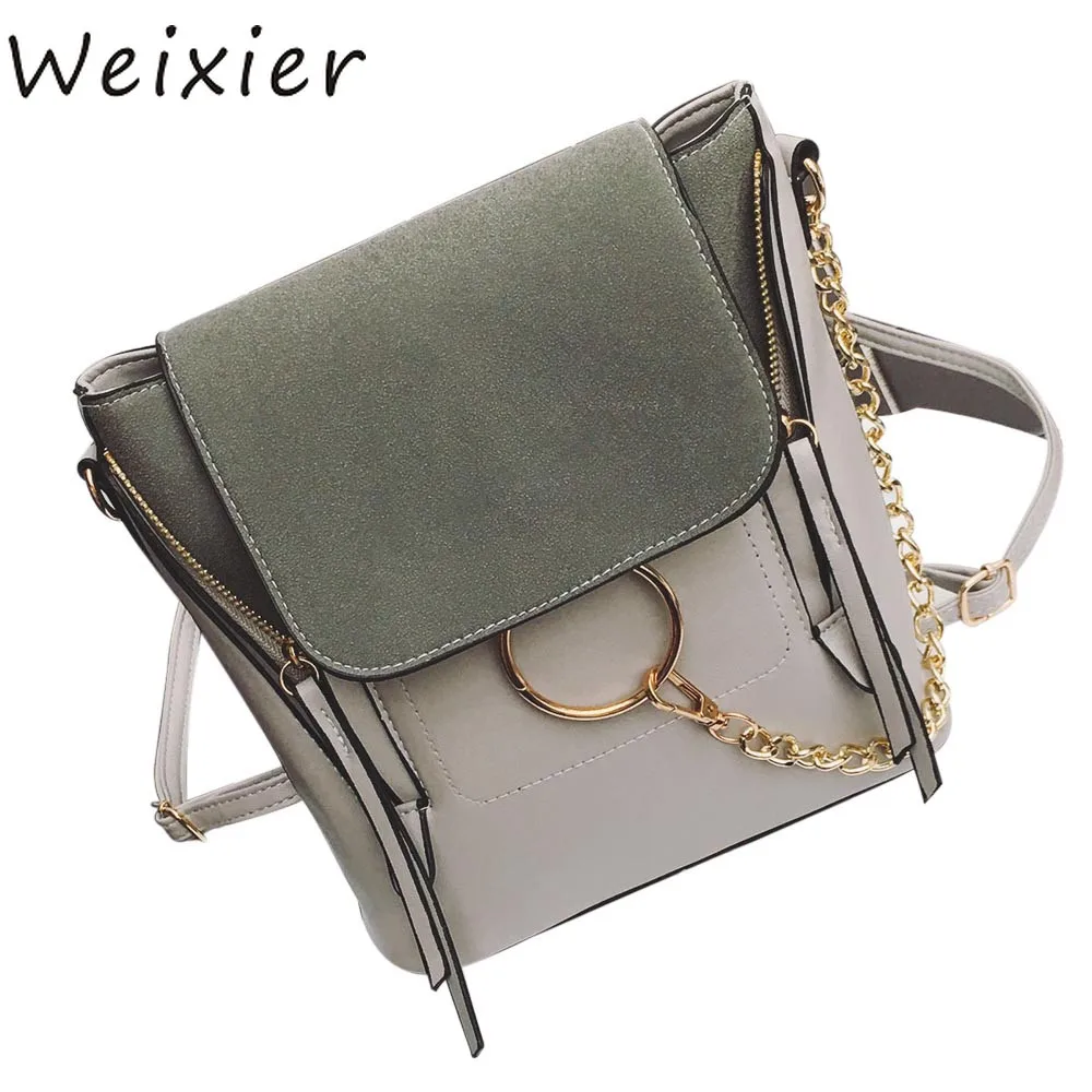 

WEIXIER Famous Brand Leather Messenger Bags Luxury Shoulder Bag Designer Handbags Women Bag Vintage Small Crossbody Bags LL-07