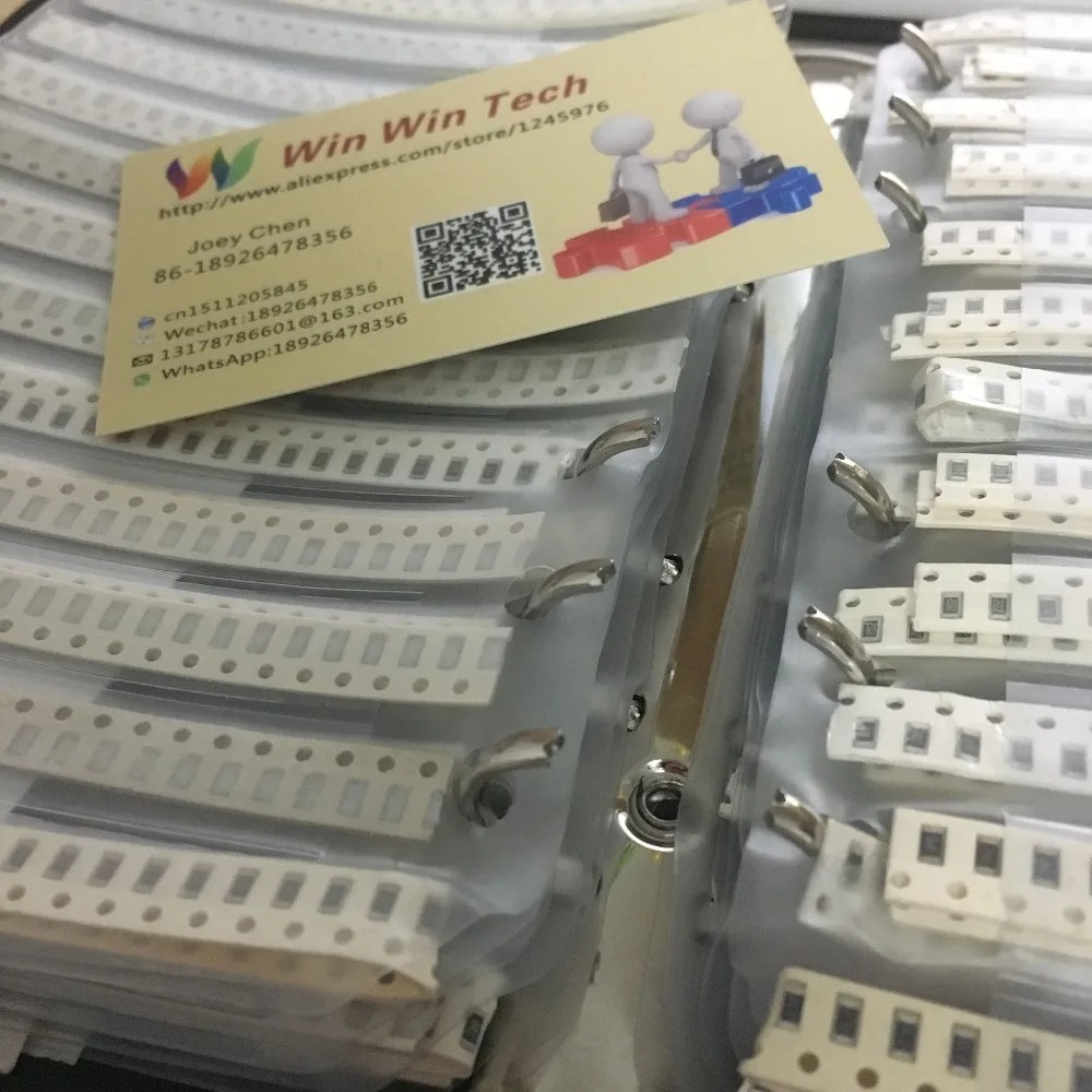 Бесплатная доставка новинка 0805 SMD Φ Book 1% Допуск 170valuesx25 шт. = комплект резисторов 4250