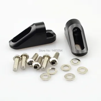 

Black Aluminum Alloy 40mm Motorcycle Racing Rearview Mirror Adapter Fits For Honda CBR 1000RR 600RR 900RR CB600S