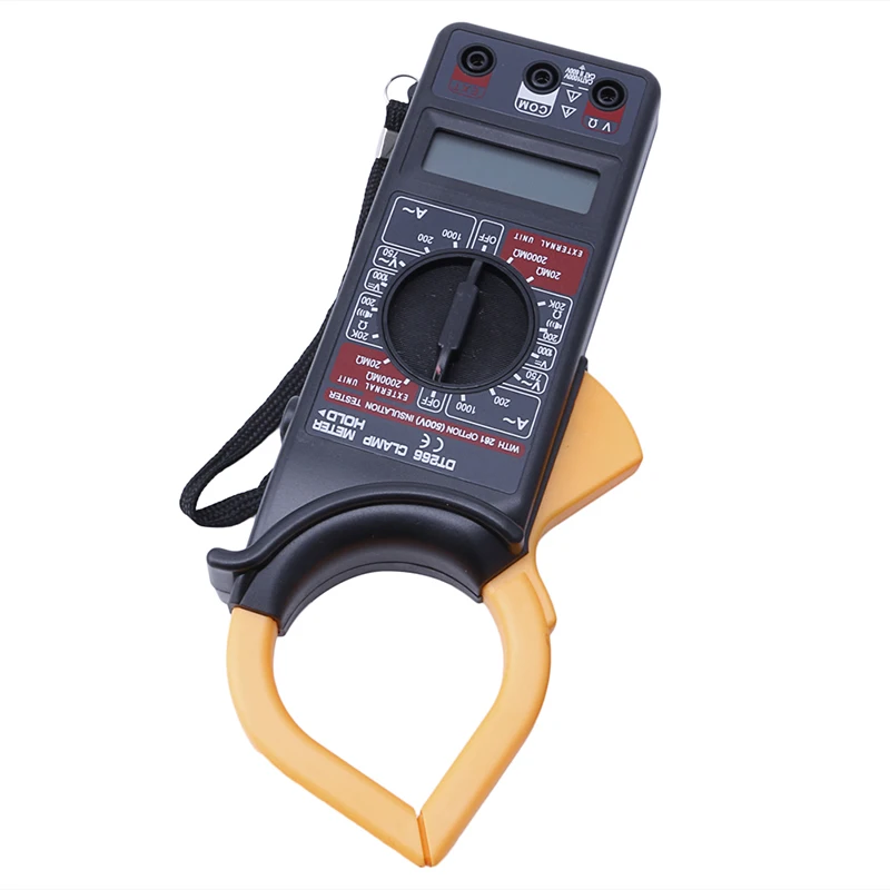 

2019 Digital Voltmeter Ammeter Multimeter Volt AC DC Tester Meter DM6266 Yellow Tools
