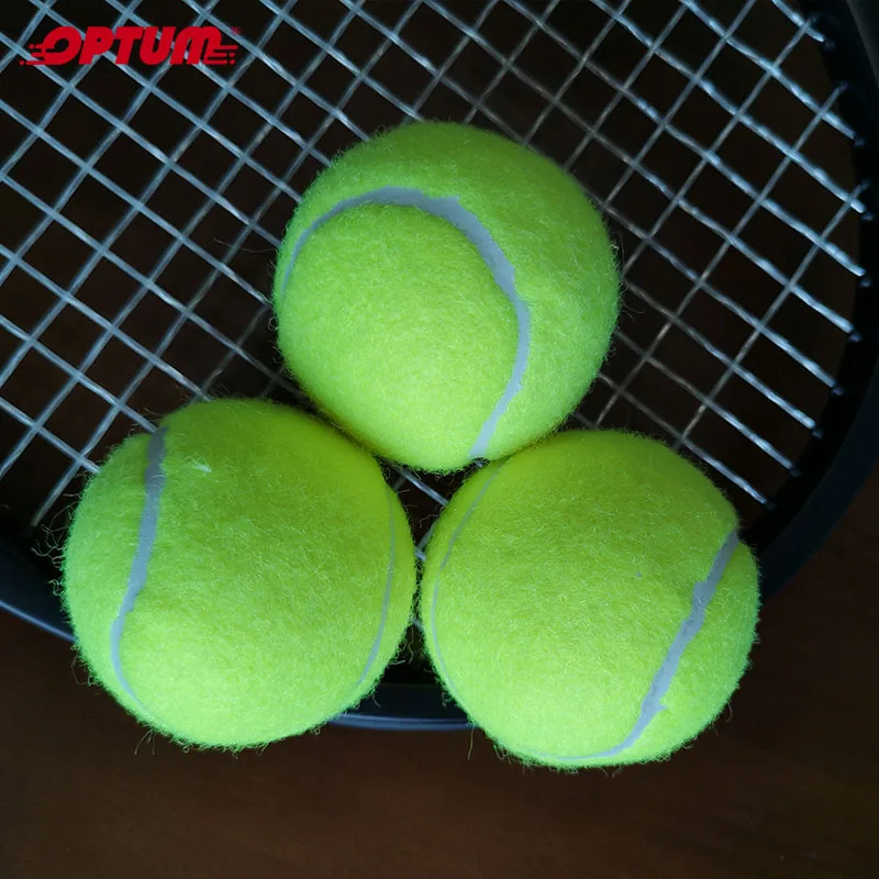 

3Pcs Rubber Tennis Ball High Resilience Durable Tennis Practice Ball for School Club Competition Training Exercises
