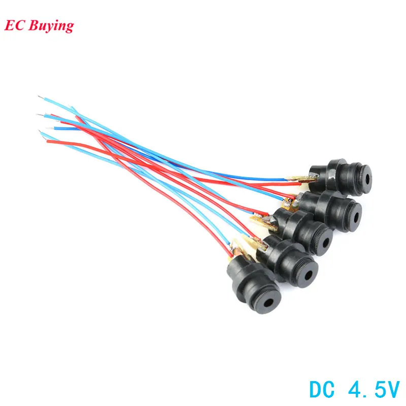 

50pcs/lot DC 4.5V Laser Head Module Laser Dot Diode Red Plastic Gyro Module