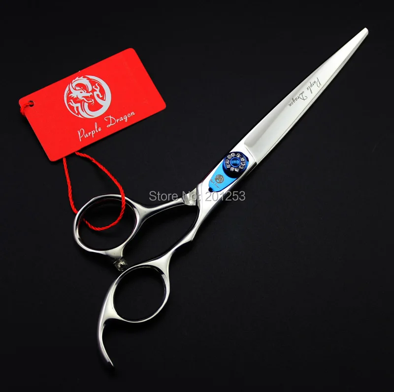 

7.0Inch Big Pet Grooming Cutting Scissors Hair Shears for Barbers,JP440C Purple Dragan Professional Dog Scissors,1Pcs LZS0379