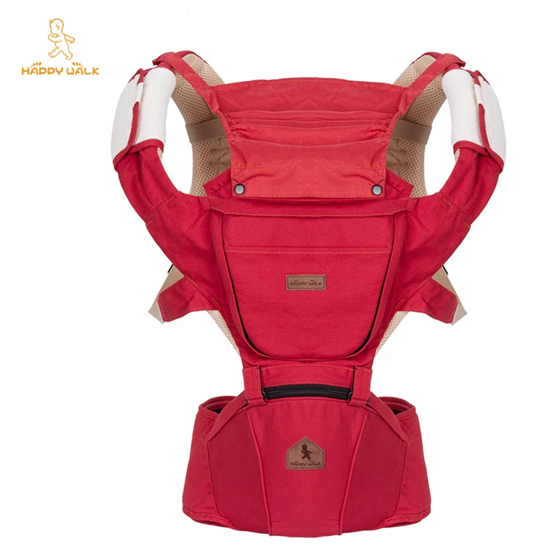 Cotton Baby Carrier 360 Hooded Baby Hipseat Kangaroo Portabebes Sling Mochila 