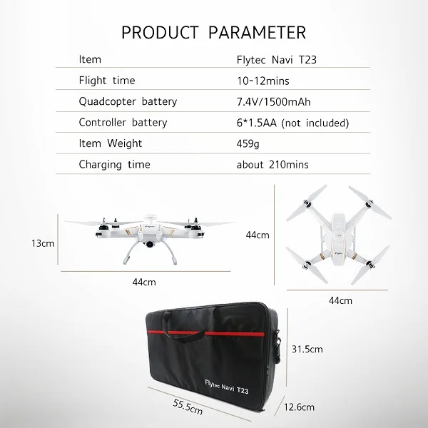Flytec_T23_RC_Drone_GPS_Auto_Follow_Height_Hold_1080D_HD_Camera_5.8G_FPV_6CH_Remote_Control_4axis_3D_Brushless_Quadcopter_13