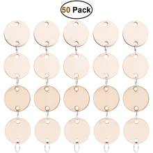 50 шт. кусочки дерева доска для налета маленькие круглые аксессуары для календарей для DIY аксессуары для календарей день рождения напоминание украшение дома